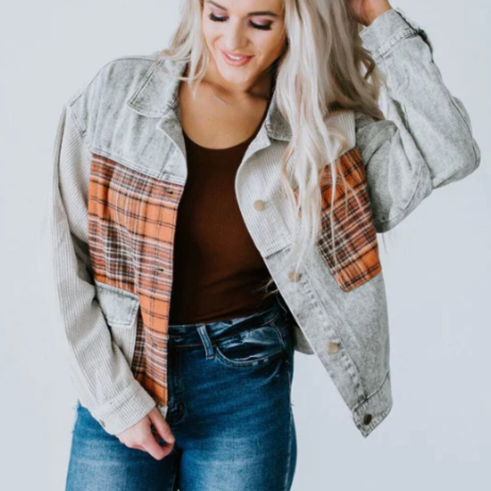 Oli & Halie Patchwork Denim Jacket - image 2